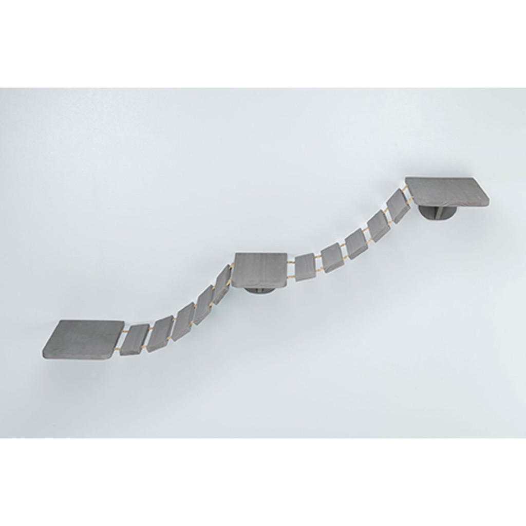 [49930] ESCALERA GATOS ESCALADA, 150X30 cm. gris