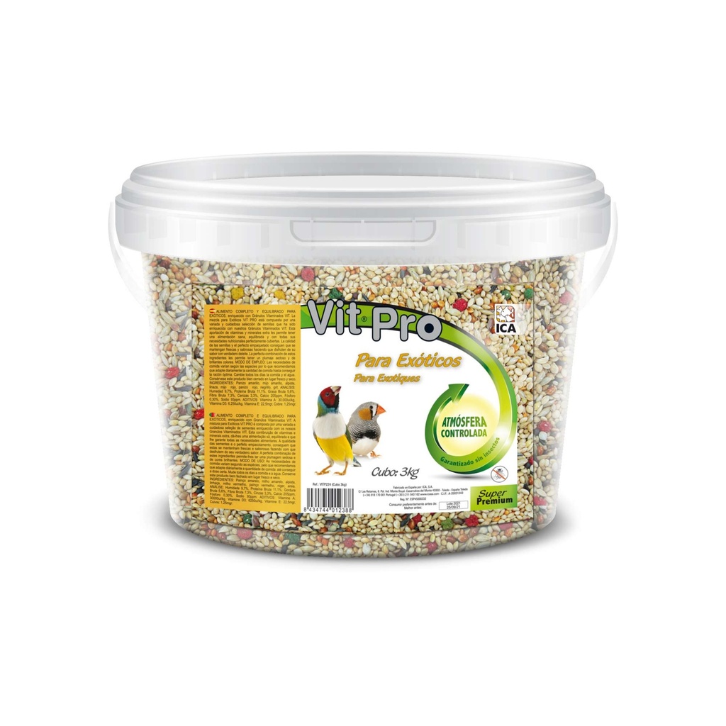 [VITP224] Exoticos Vit Pro Cubo A.C. 3 Kgs