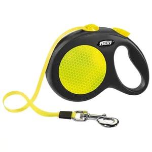 [PE69411/CG-0504] Flexi Neon Amarillo,S, Cinta, 5 m hasta 15 kg.
