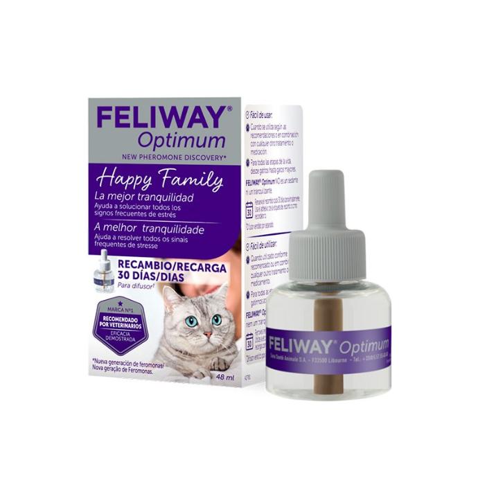 [VET-344/D92120E] Feliway Optimum Recambio 48 ml.