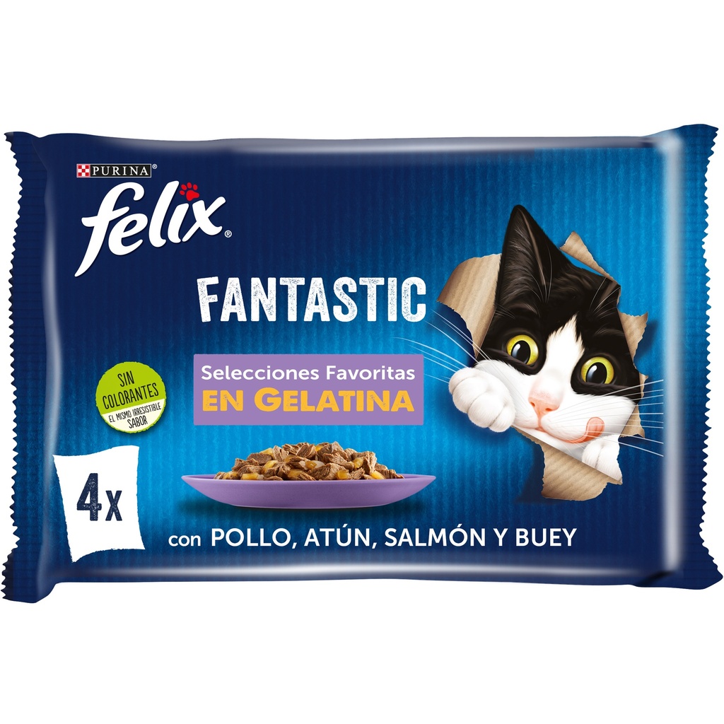 [12480180] Felix Fantastic Selecciones Favoritas 4x85 grs.