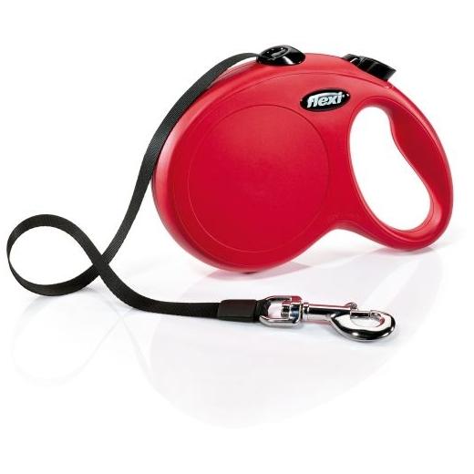 [PE69401/CG-0491] Flexi Classic,L, Cinta, 5 m. hasta 50 Kg. Rojo.