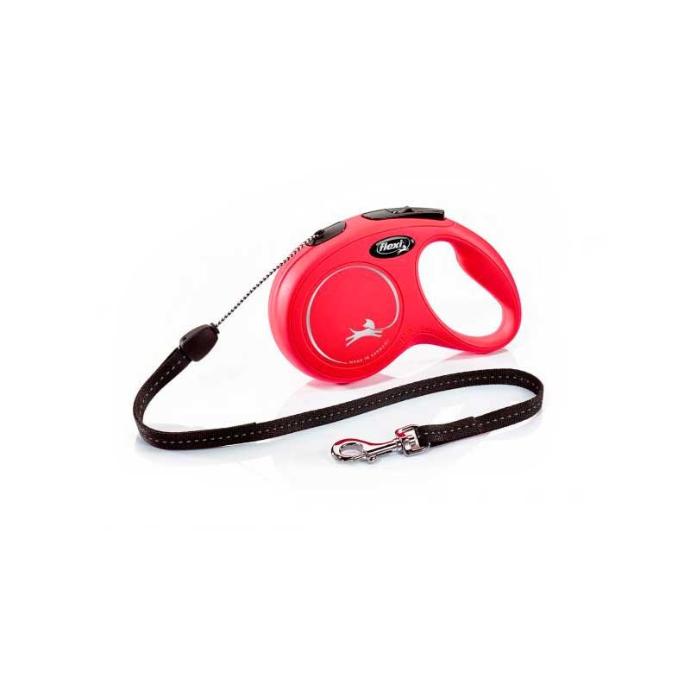 [67855/PE69365/CG-0411] Flexi New Classic. Cordón. Xs. 3 M. Rojo 8 kg. 