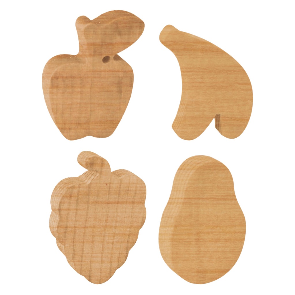 [HM7] Frutitas Madera Roedores 4 ud. 6x13 cm.