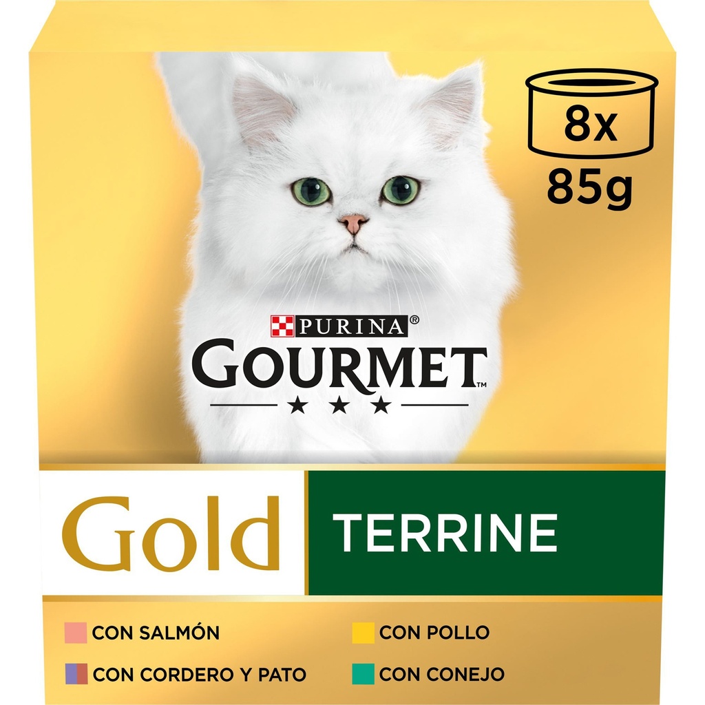 [12254112] Gourmet Gold Tarrina Stdo. Mpak 8X85 grs.