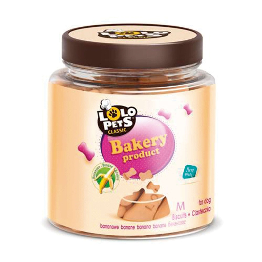 [LO80607] Galletas hueso platano M bote 210 grs.    