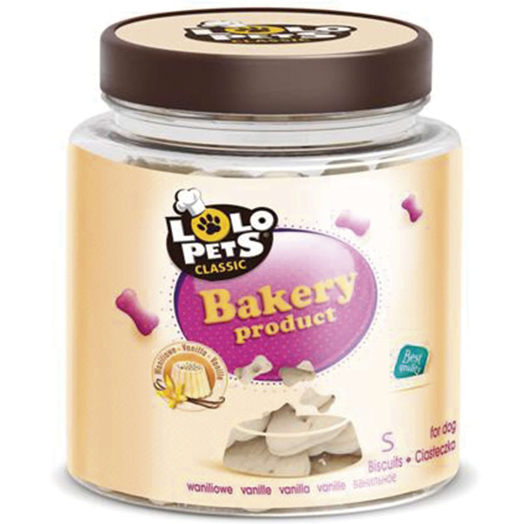 [LO80611] Galletas hueso vainilla M bote 210 grs.     
