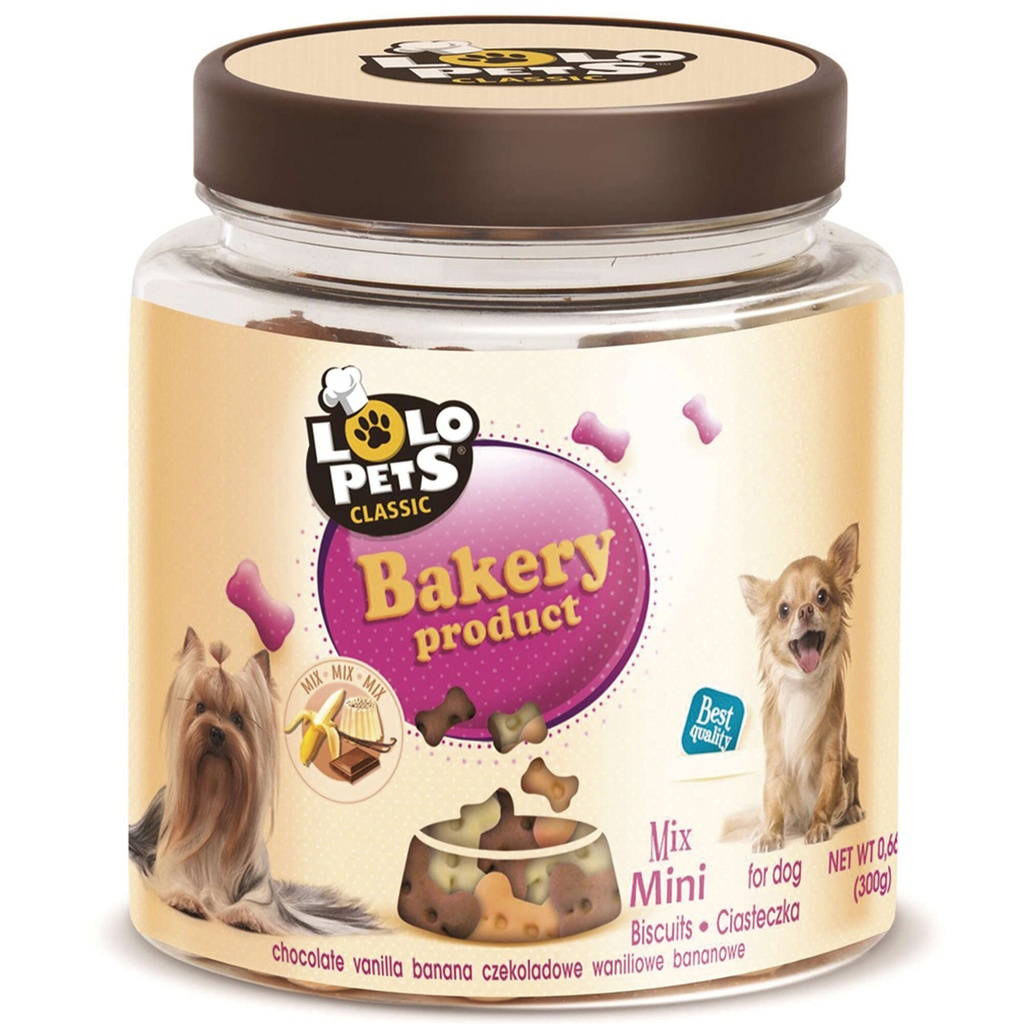 [LO80615] Galletas huesos mix Mini bote 300 grs.   