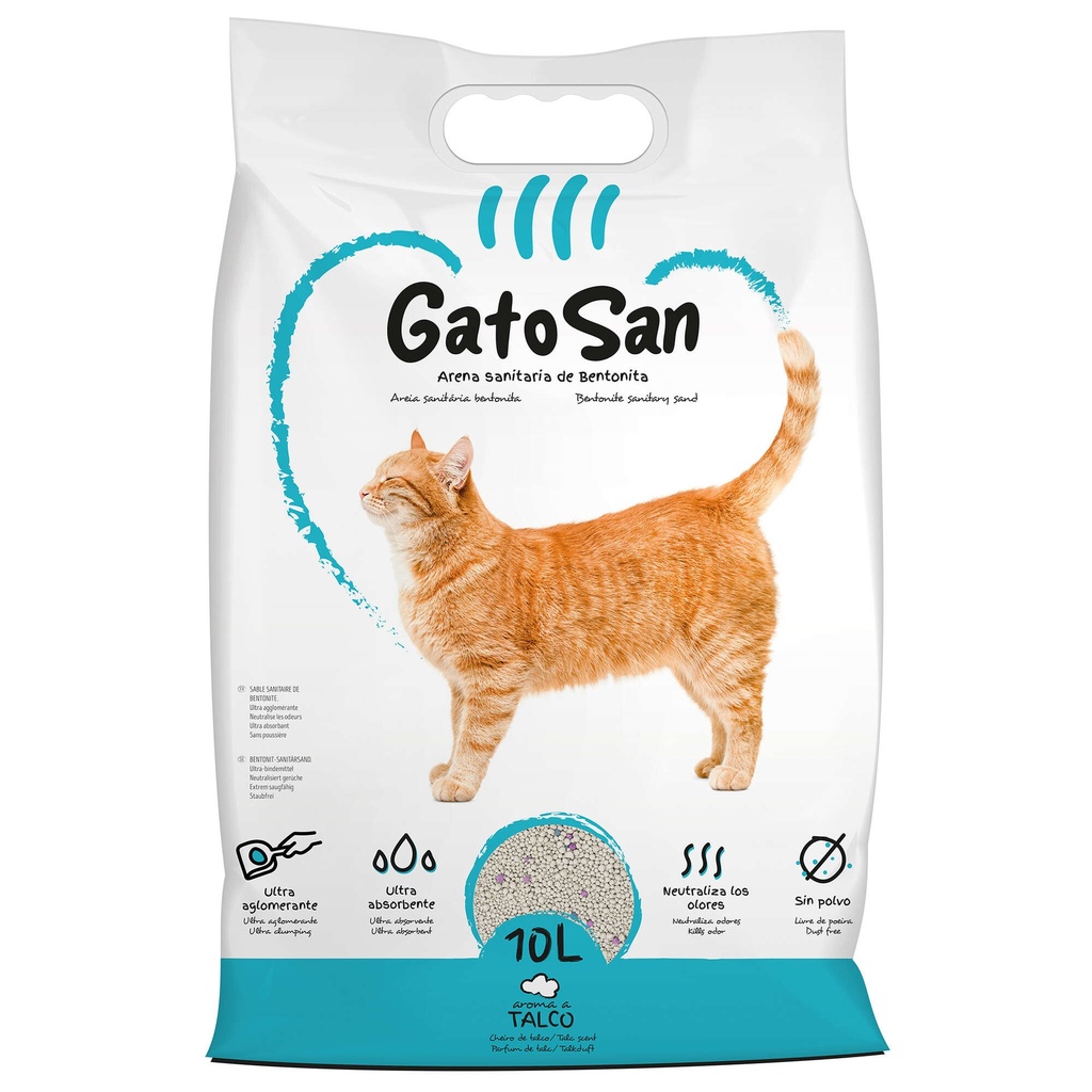 [GTS3] Gatosan Arena Sanitaria Talco 10 L.   