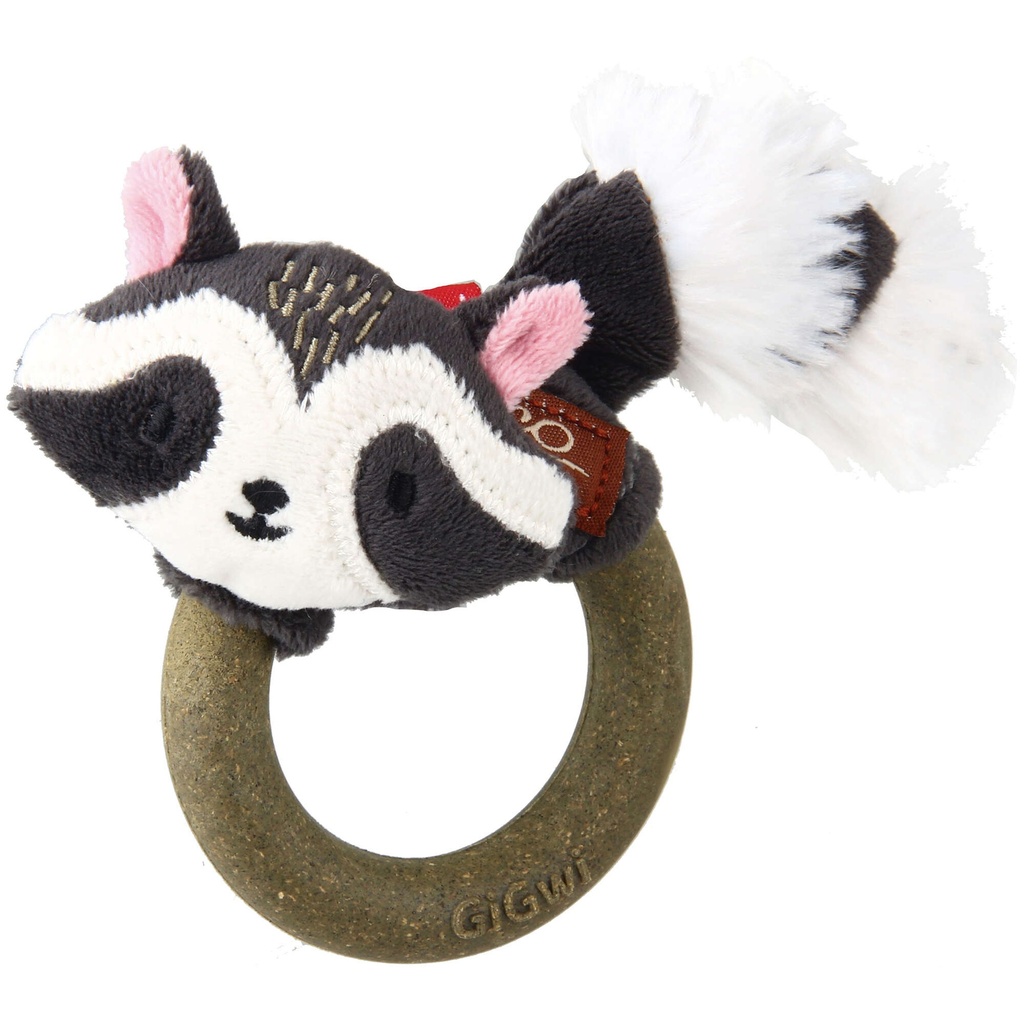 [7519] GigWi Mapache aro silvervine 11x11x4 cm.  