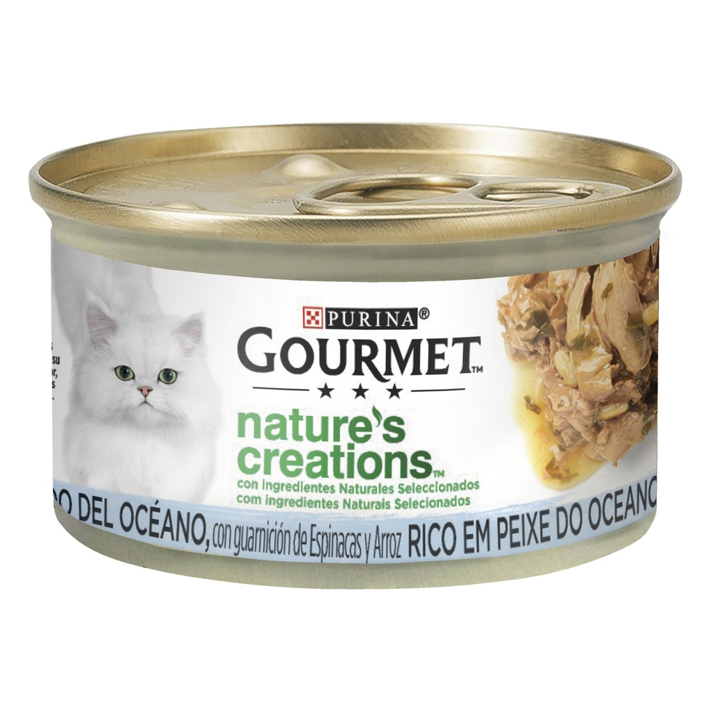 [12427364/NP50802] Gourmet Nature´s Creations Pesc.Ocn&Esp 85 grs.