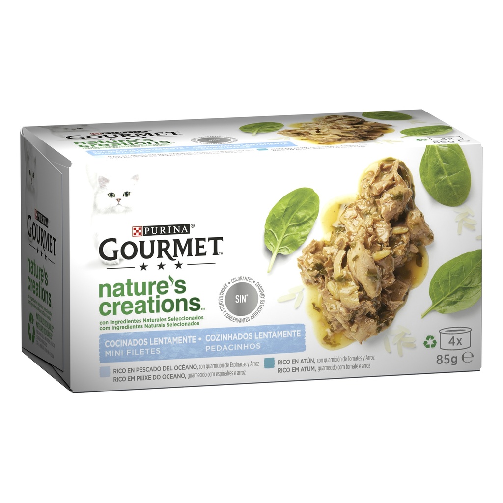 [12427347/12568553] Gourmet nature´s creations GIG MVPescOc7 4x85 grs.
