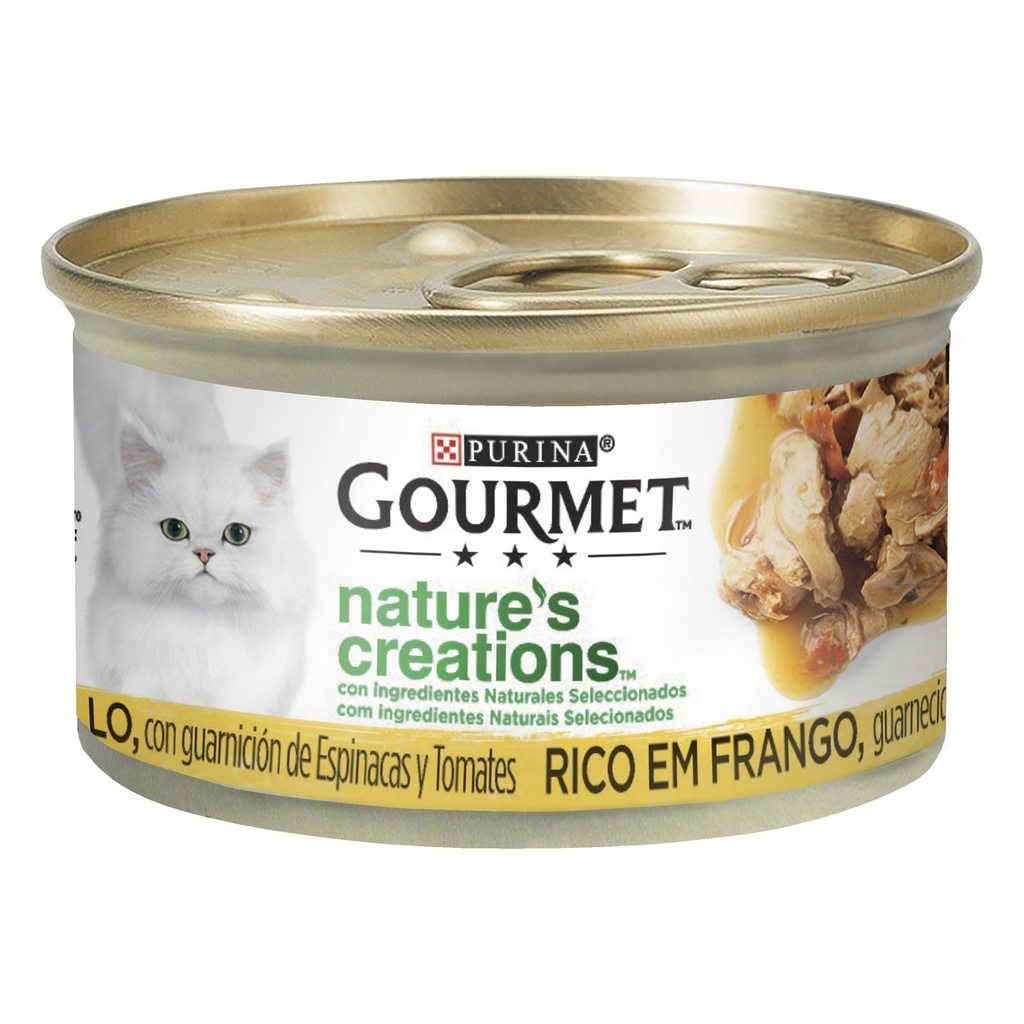 [12427337] Gourmet nature´s creations PoIIo&Tom&Es 85 grs.