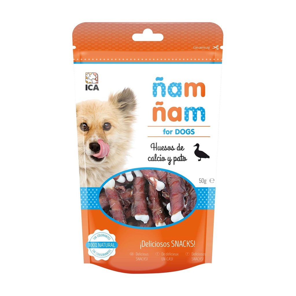 [NAMD7] Huesos de calcio  pato Ñam Ñam 50g