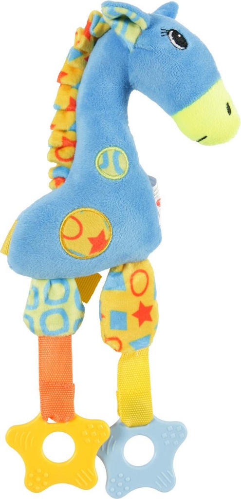 [480078BLE] JUG. PELUCHA PUPPY JIRAFA AZUL