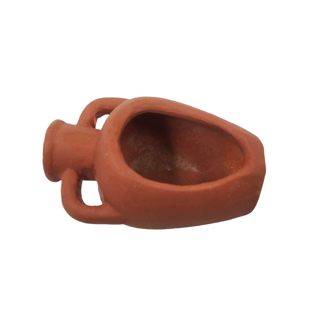 [OR194] Jarra dos asas con hueco 7,5x5x4 cm.