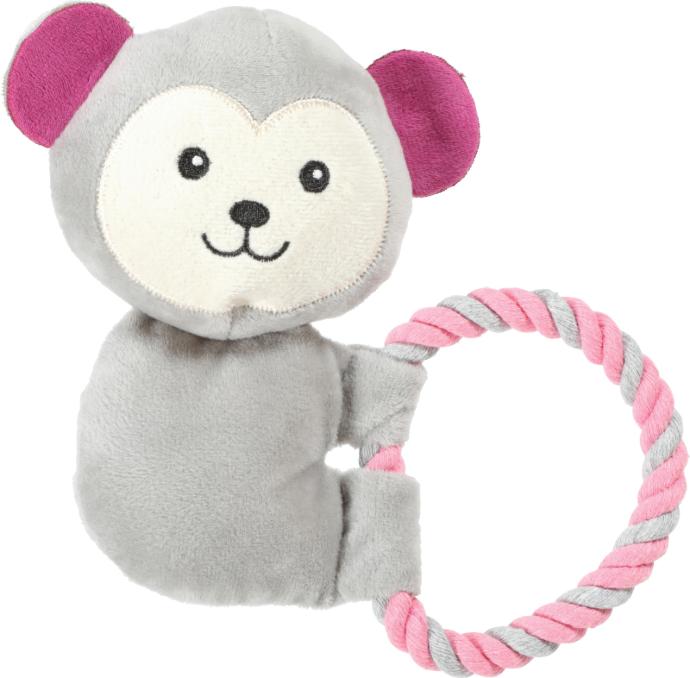 [480167GRI] Jug. Pel Pup Maxou Cuerda GRI 