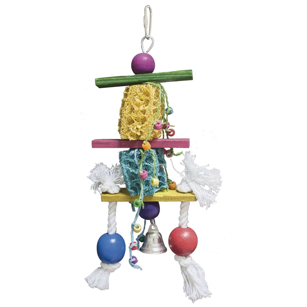 [BR301] Jug. Pájaro Lufa Color 35 cm. 