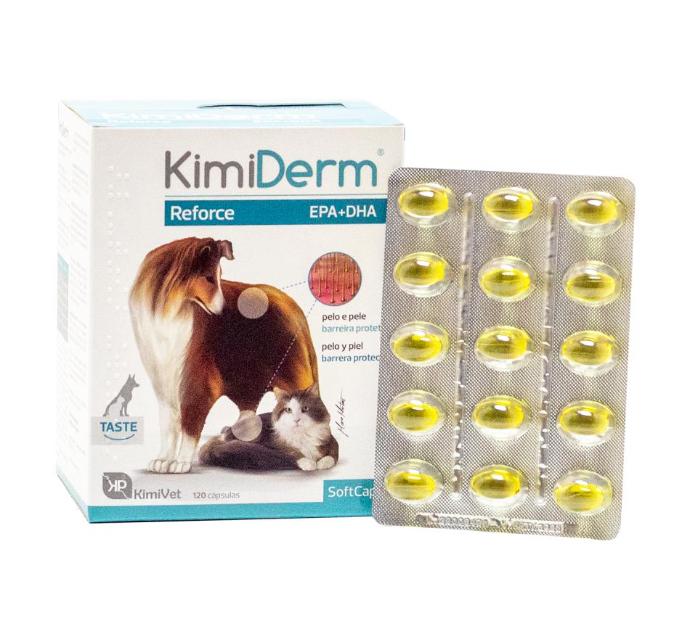 [KP-0002] Kimiderm Reforce 15 caps (Administrado bajo prescripción veterinaria)