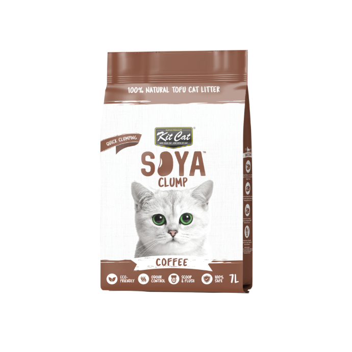 [KC-9385] Kit Cat Arena Eco SoyaClump-Coffe 7 L.  