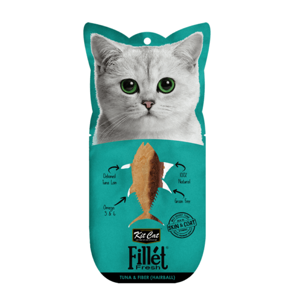 [KC-829] Kit Cat FilletFresh - Atun & Fibra (Hairball) 30 grs.  