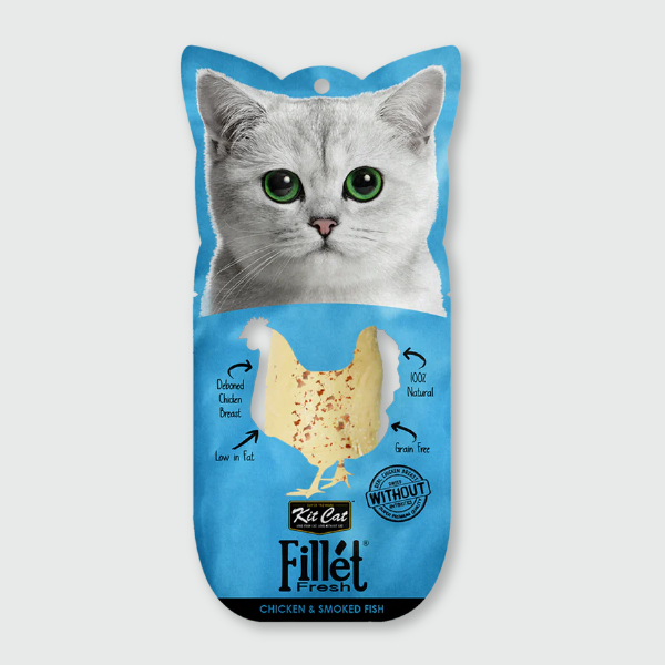 [KC-799] Kit Cat FilletFresh - Pollo y Pesc. Ahum. 30 grs.  