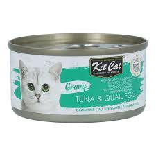 [KC-3170] Kit Cat Lata Gravy - Atun & Huevo Codorniz 70 grs.   