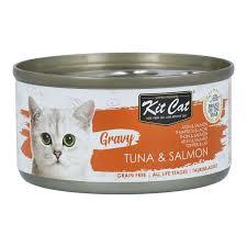 [KC-3187] Kit Cat Lata Gravy - Atun & Salmon 70 grs.   