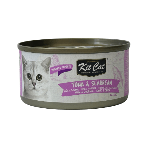 [KC-2263] Kit Cat Lata Toppers - Atun & Dorada 80 grs.