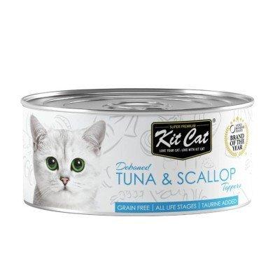 [KC-2249] Kit Cat Lata Toppers - Atun & Vieira 80 grs.  