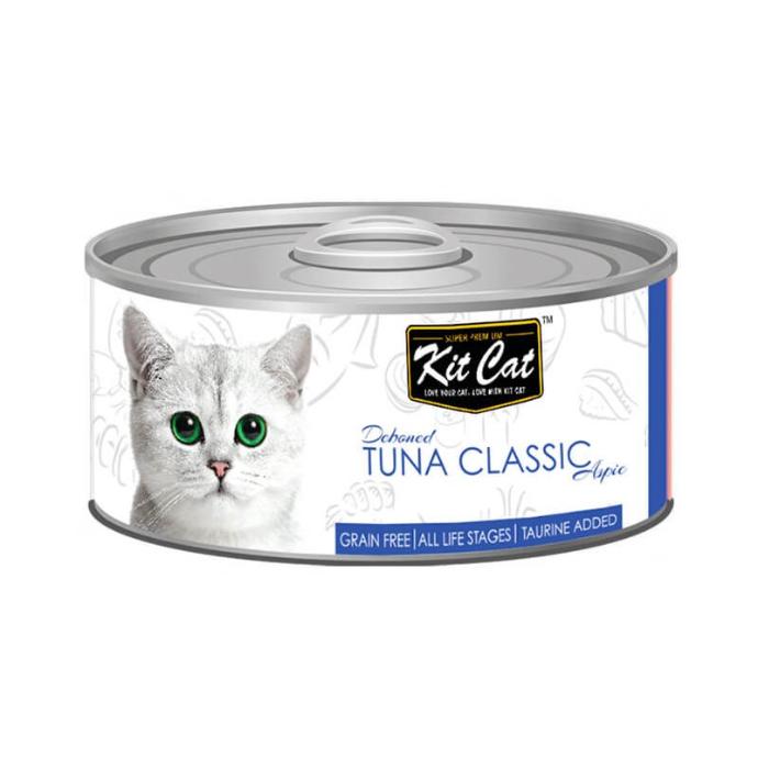 [KC-2197] Kit Cat Lata Toppers - Atun Classic (con Katsuobushi) 80 grs.   