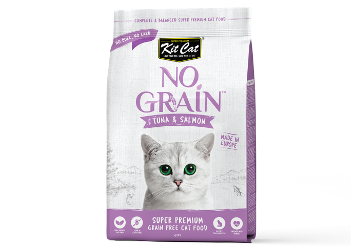 [KC-3375] Kit Cat No Grain con Atun y Salmon 1 Kg.  