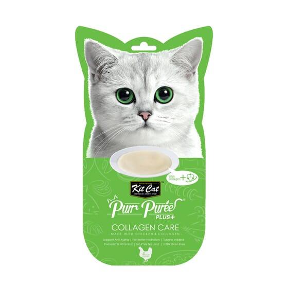 [KC-3239] Kit Cat PurrPuree PLUS Pollo Collagen Care 60g.