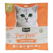 [KC-1421] Kit Cat PurrPuree ValuePack-Pollo y Salmon  40x15 grs.   