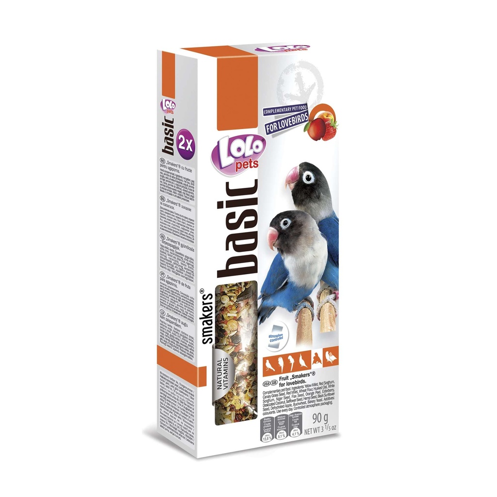 [LO72608] Lolo 2 Bar. Frutas 90 Grs.Agapornis