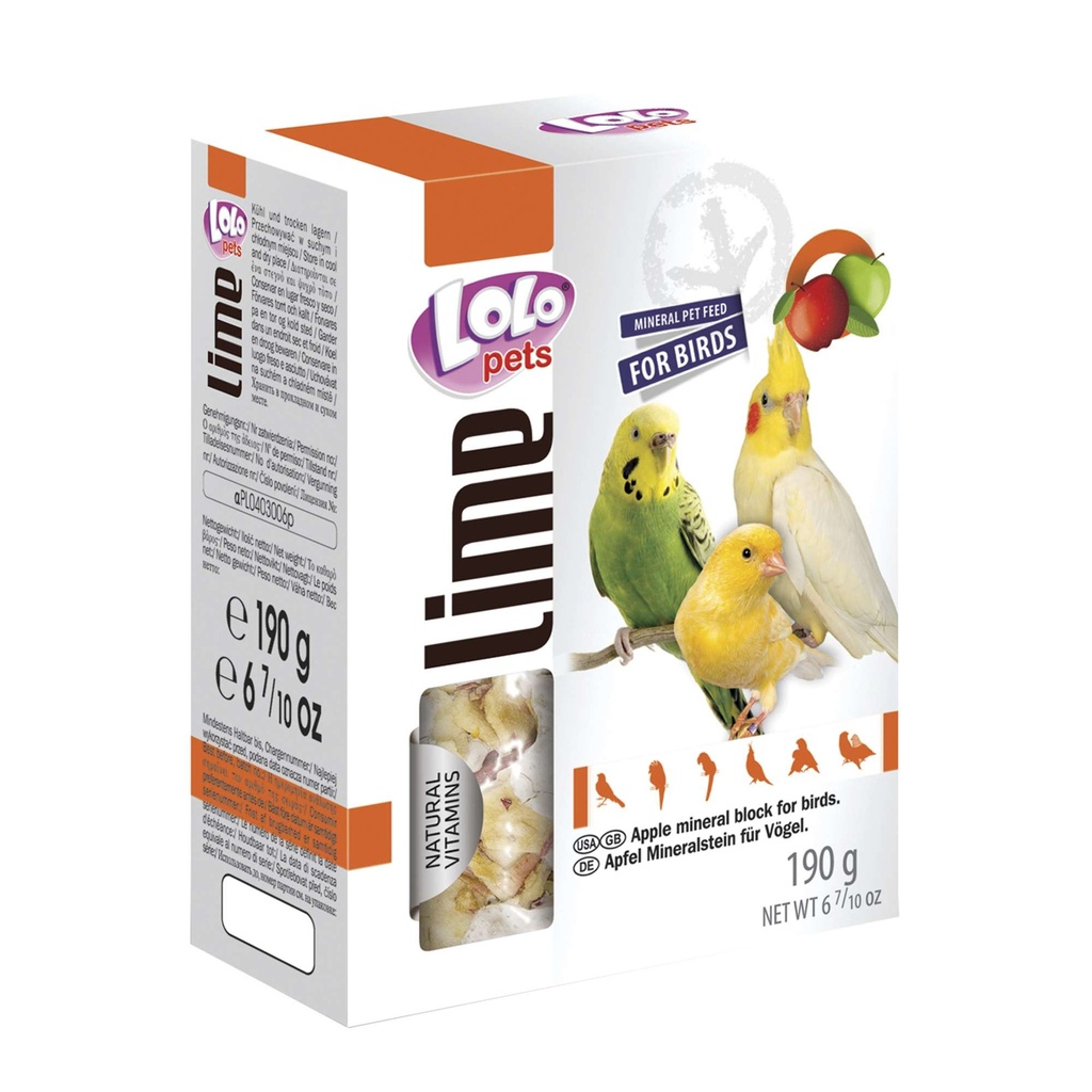 [LO72755] Lolo Bloque Lima Manzana Loros 190g