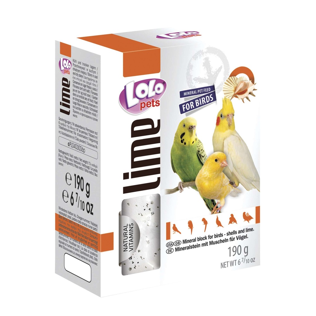 [LO72756] Lolo Bloque Lima Ostras Loros 190g