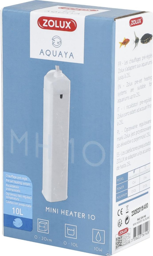 [336140] MINI CALENTADOR 10L BLA AQUAYA