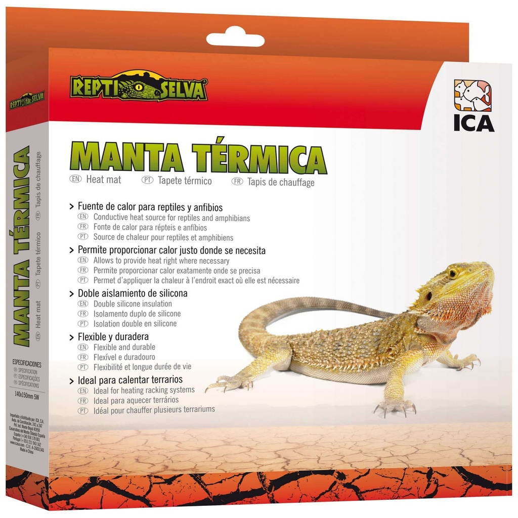 [RS2503] Manta Térmica 28x28 cm. 14w