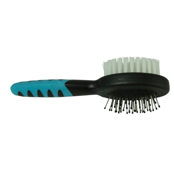[PE90066] Mini Cepillo Doble Pqño. Mascota Dog Barber
