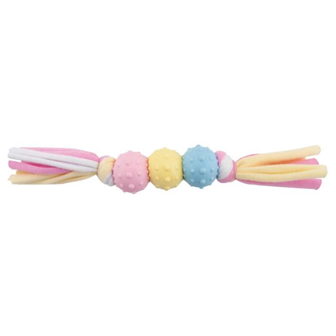 [PE80386] Mini Tpr Bolas Con Cuerda 20 cm.