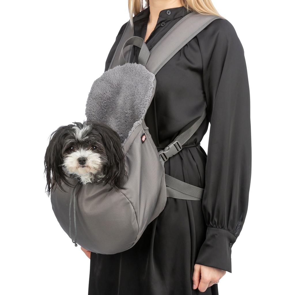 [28946] Mochila Frontal Molly, 25x38x17 cm. Gris 
