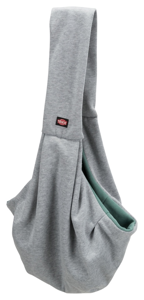 [28948] Mochila frontal JUNIOR, 22×20×60cm,Gris Clar-Menta