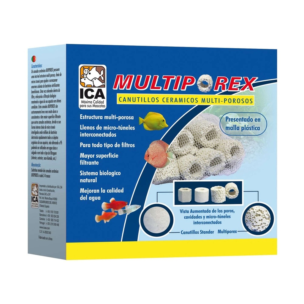 [MP500] Multiporex canutillos 500g