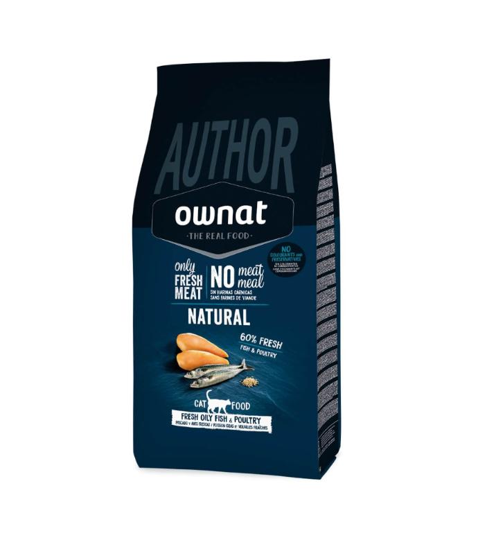 [031641] Ownat Author Gato Fresh Oily Fish & Poultry 1,5 Kg.  