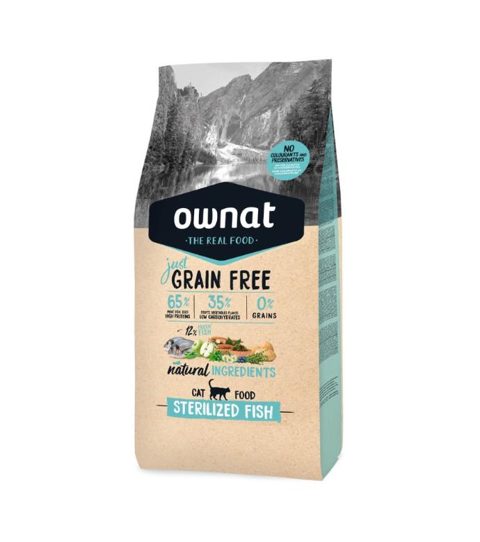 [031617] Ownat GF Just Sterilized Fish Cat 1 kg 