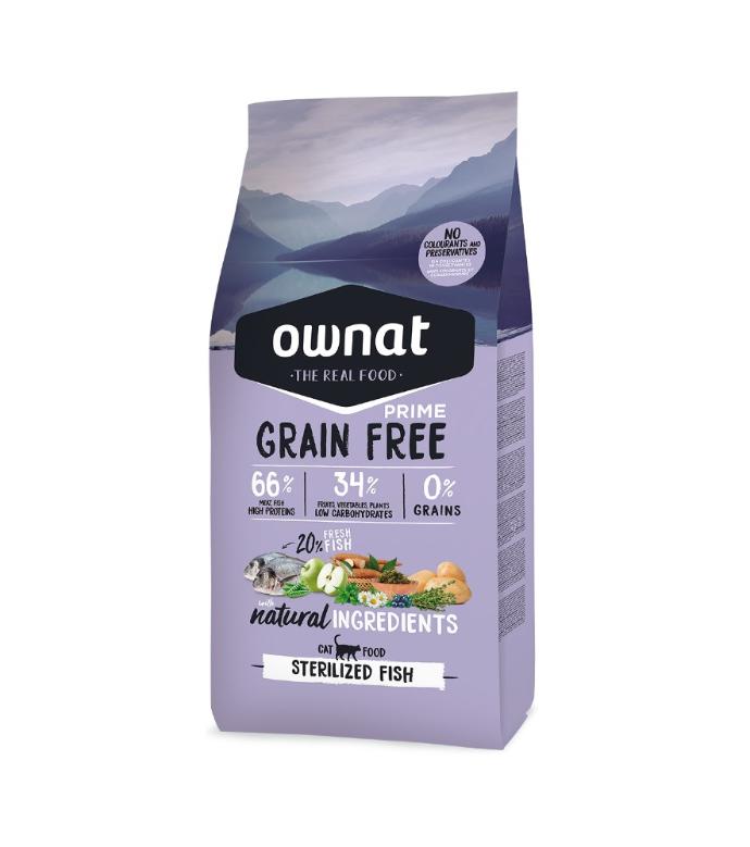 [031608] Ownat GF Prime Sterilized Fish Cat 8 Kg.