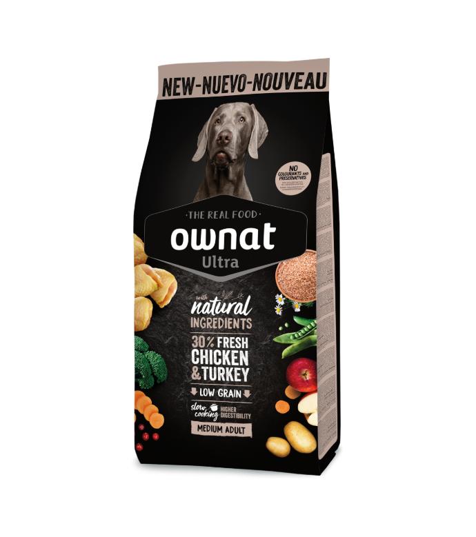 [031684] Ownat Ultra Medium Adult 3kg
