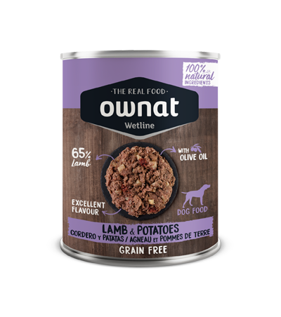 [057020] Ownat Wetline Lamb&Potatoes  Dog 400 grs. 