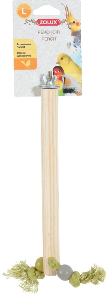 [134058] PERCHA DE MADERA CON ESPARTO L